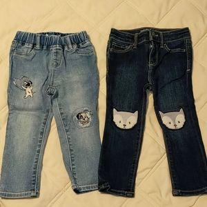 Bundle of 2 Toddler Gap jeans